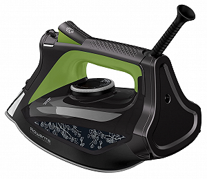 Праска Rowenta Eco Intelligence DW6330 / 2500 Вт / 45 г/хв / Microsteam400 HD 3De Laser / Чорний-Зелений synthetic.ua - Фото 1