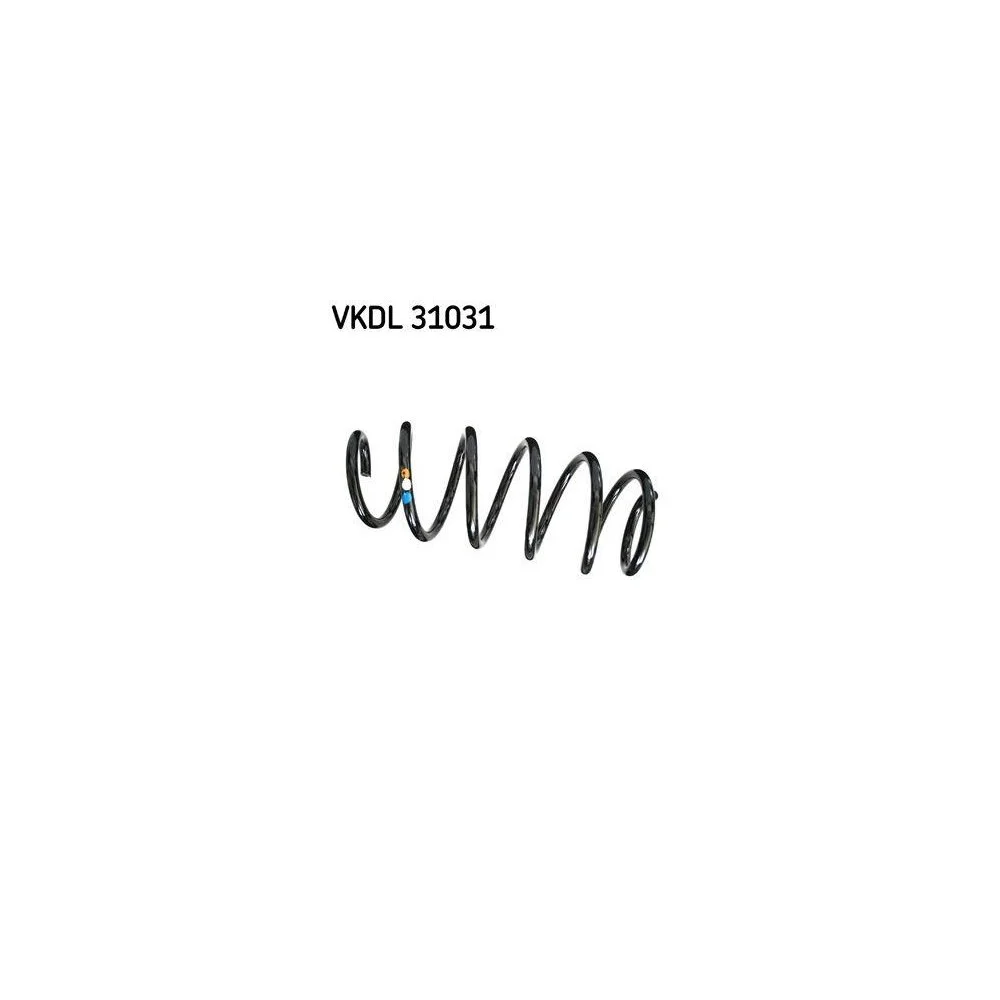 Пружина подвески SKF VKDL 31031, передняя ось, фото №1 Пружина подвески SKF VKDL 31031, передняя ось, фото №1