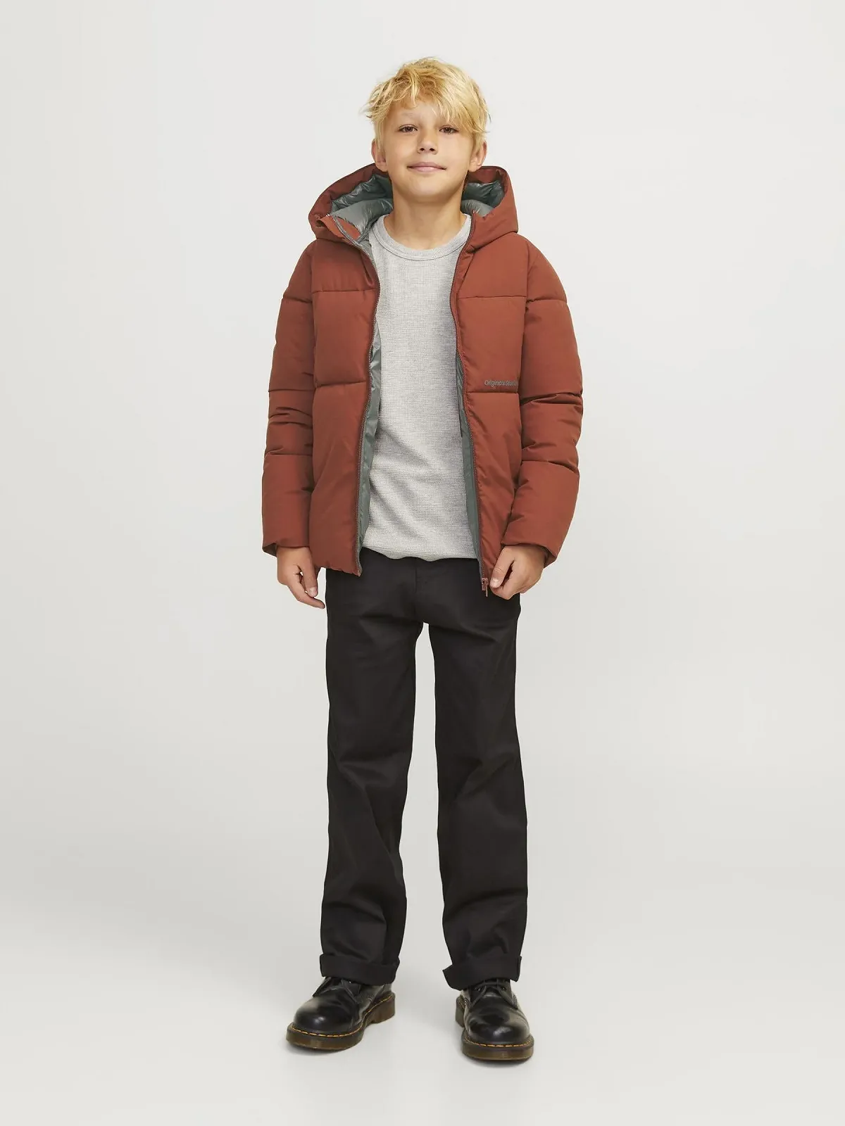 Куртка стьобана для хлопчика JACK & JONES Junior, фото №4