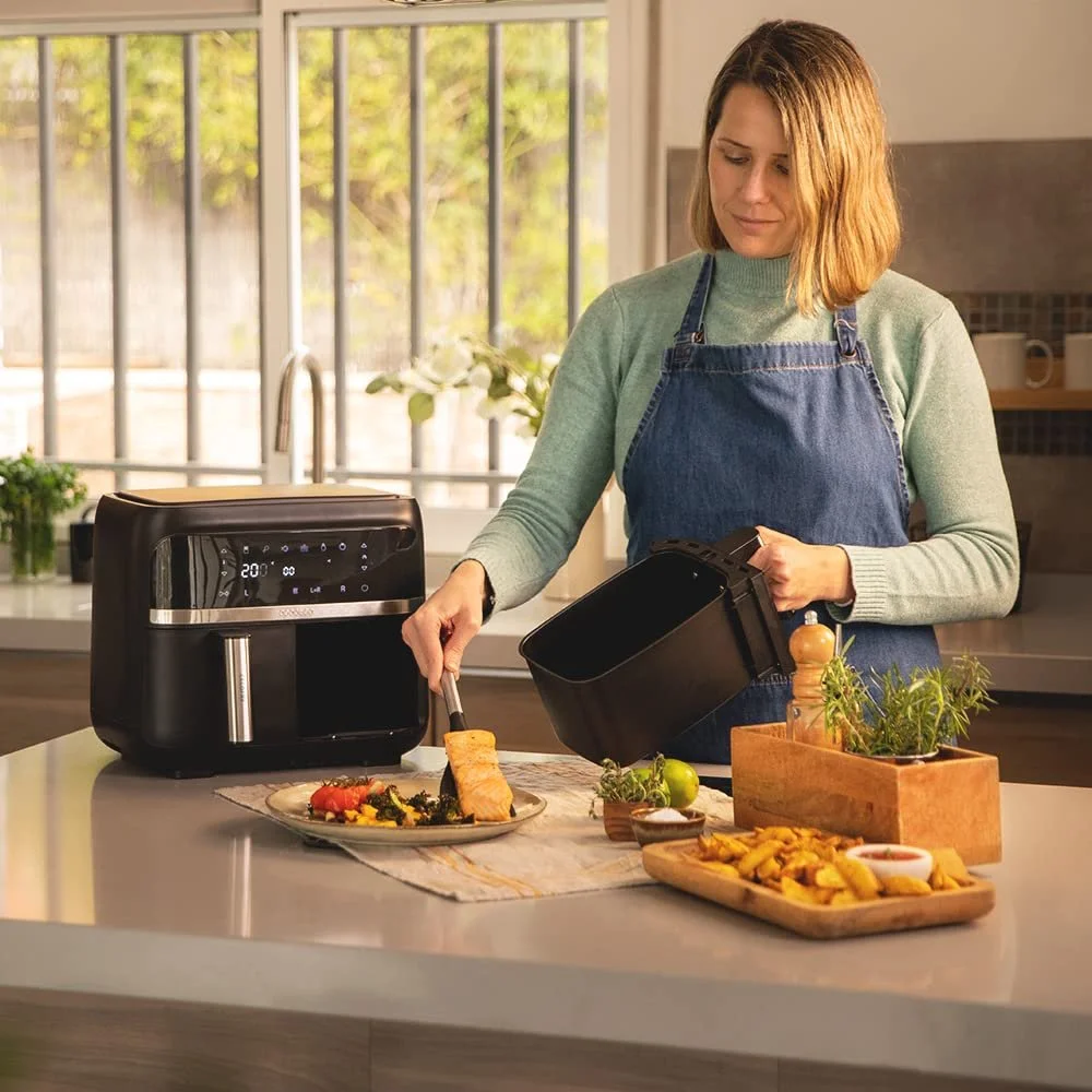 Фритюрница воздушная Cecotec Cecofry Advance Double 9 л 2850 Вт 2 корзины, фото №6 Фритюрница воздушная Cecotec Cecofry Advance Double 9 л 2850 Вт 2 корзины, фото №6