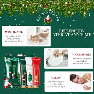 Крем для рук Рождественский мини, Набор кремов для рук 5 x 30 мл synthetic.ua - Фото 1