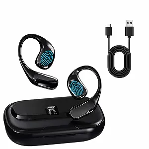 Навушники-перекладачі Bluetooth 5.4 Чорний - Фото 1