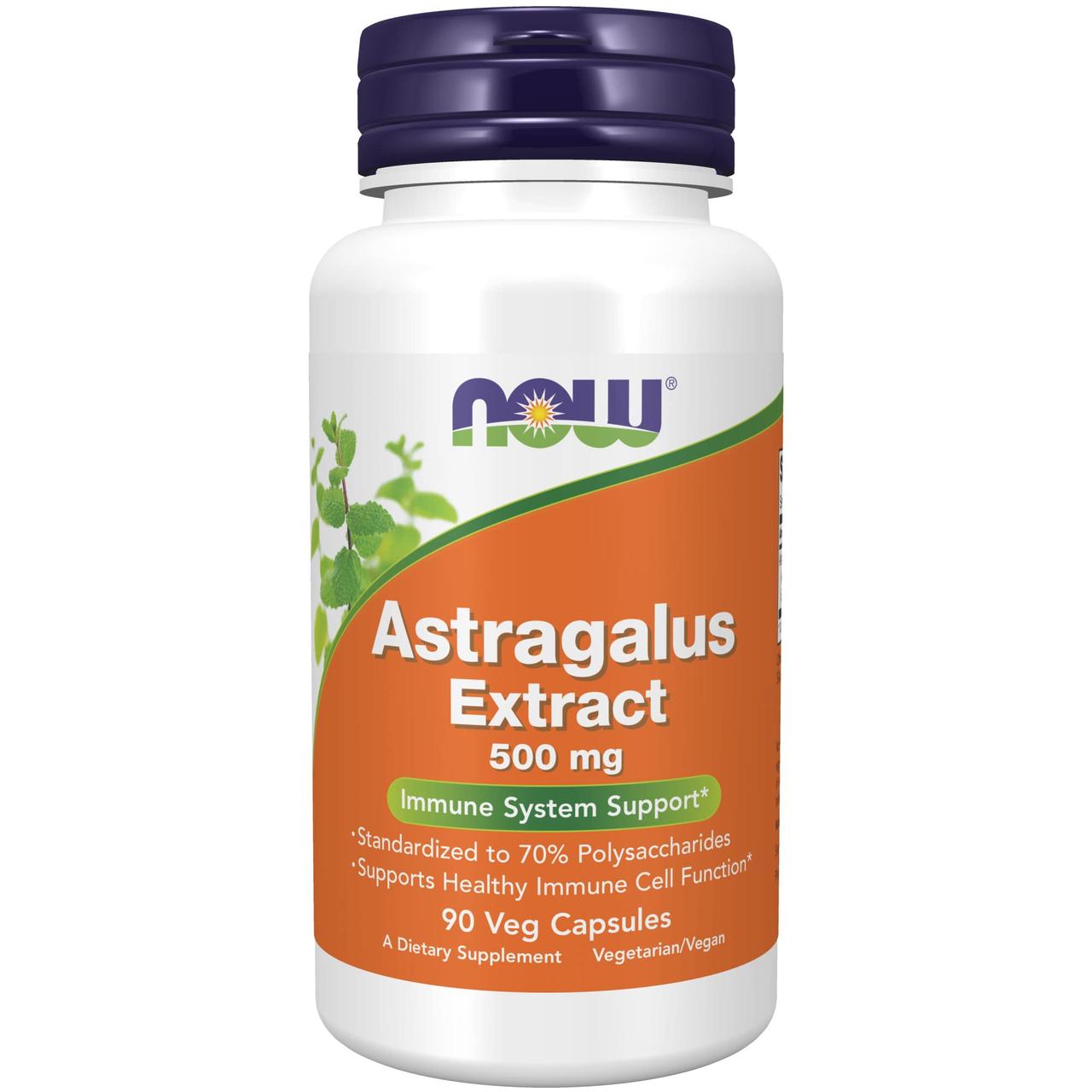 Специальный продукт NOW Astragalus Extract 500 mg Veg Capsules 90 капсул 4384301717, фото №1