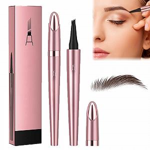 Карандаш для бровей 3D Microblading Tattoo Pen с 4-мя зубцами, Водостойкий карандаш для бровей Magic Pencil (Цвет: Темно-коричневый) - Фото 1