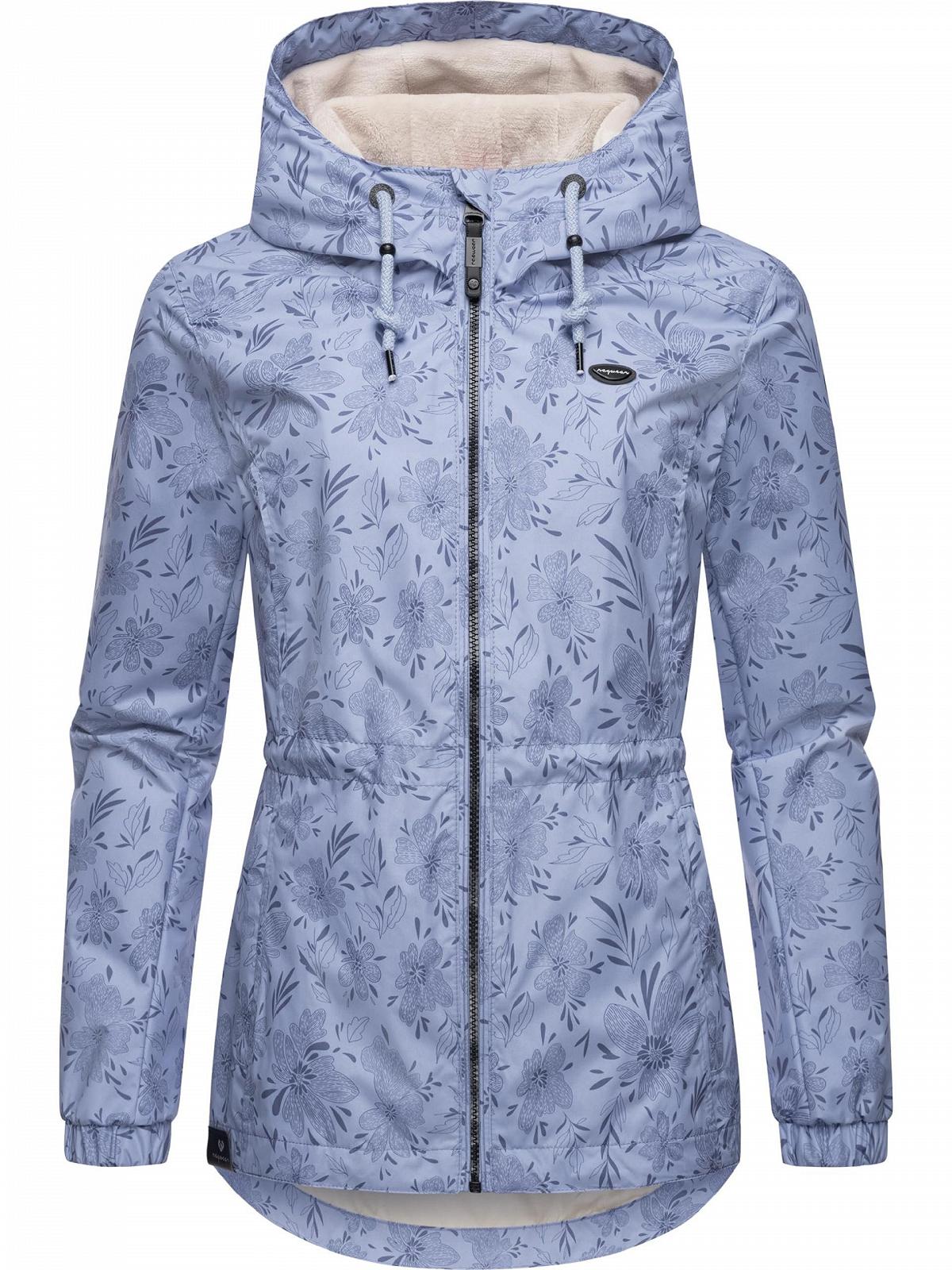 Переходная куртка Ragwear Dankka Spring Легкая Женская Водонепроницаемая Куртка для активного отдыха с цветочным принтом и капюшоном, фото №1