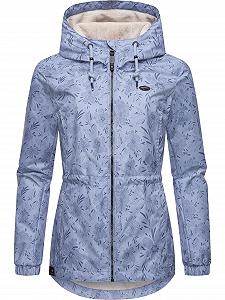 Переходная куртка Ragwear Dankka Spring Легкая Женская Водонепроницаемая Куртка для активного отдыха с цветочным принтом и капюшоном - Фото 1