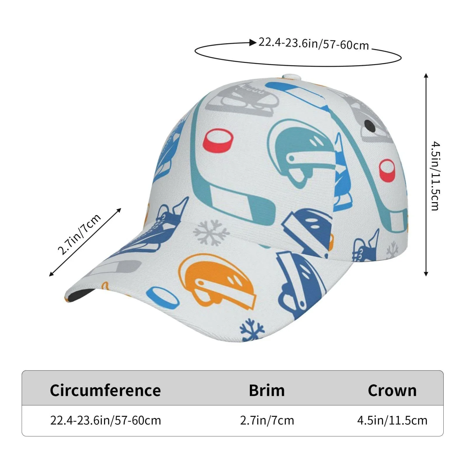 Бейсболка LAMAME с принтом Many Skulls Get Together, регулируемая, фото №3