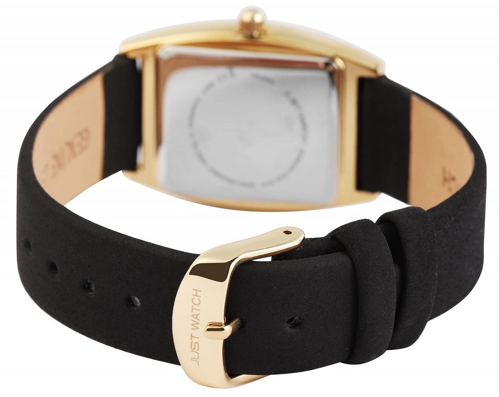 Женские часы Ayla Just Watch JW10092, аналоговые, кварцевые, элегантные, черные, золотые, кожаный ремешок, застежка-пряжка, фото №3 Женские часы Ayla Just Watch JW10092, аналоговые, кварцевые, элегантные, черные, золотые, кожаный ремешок, застежка-пряжка, фото №3