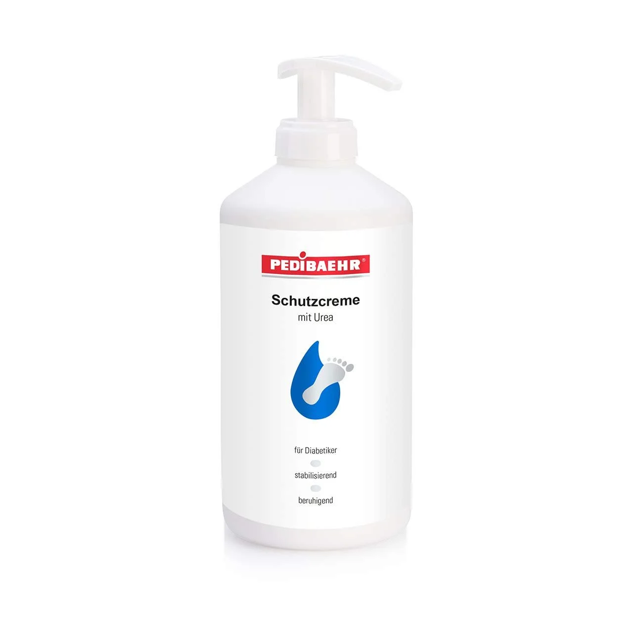 Крем для ног pedibaehr schutzcreme для диабетиков с мочевиной и гиалуроном 500 мл, фото №1