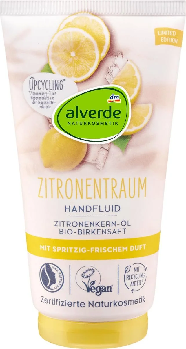 Набір для догляду за руками alverde Natural Cosmetics: Флюїд для рук Lemon Dream + Крем для рук Bee Happiness, 2 x 75 мл, фото №2 Набір для догляду за руками alverde Natural Cosmetics: Флюїд для рук Lemon Dream + Крем для рук Bee Happiness, 2 x 75 мл, фото №2