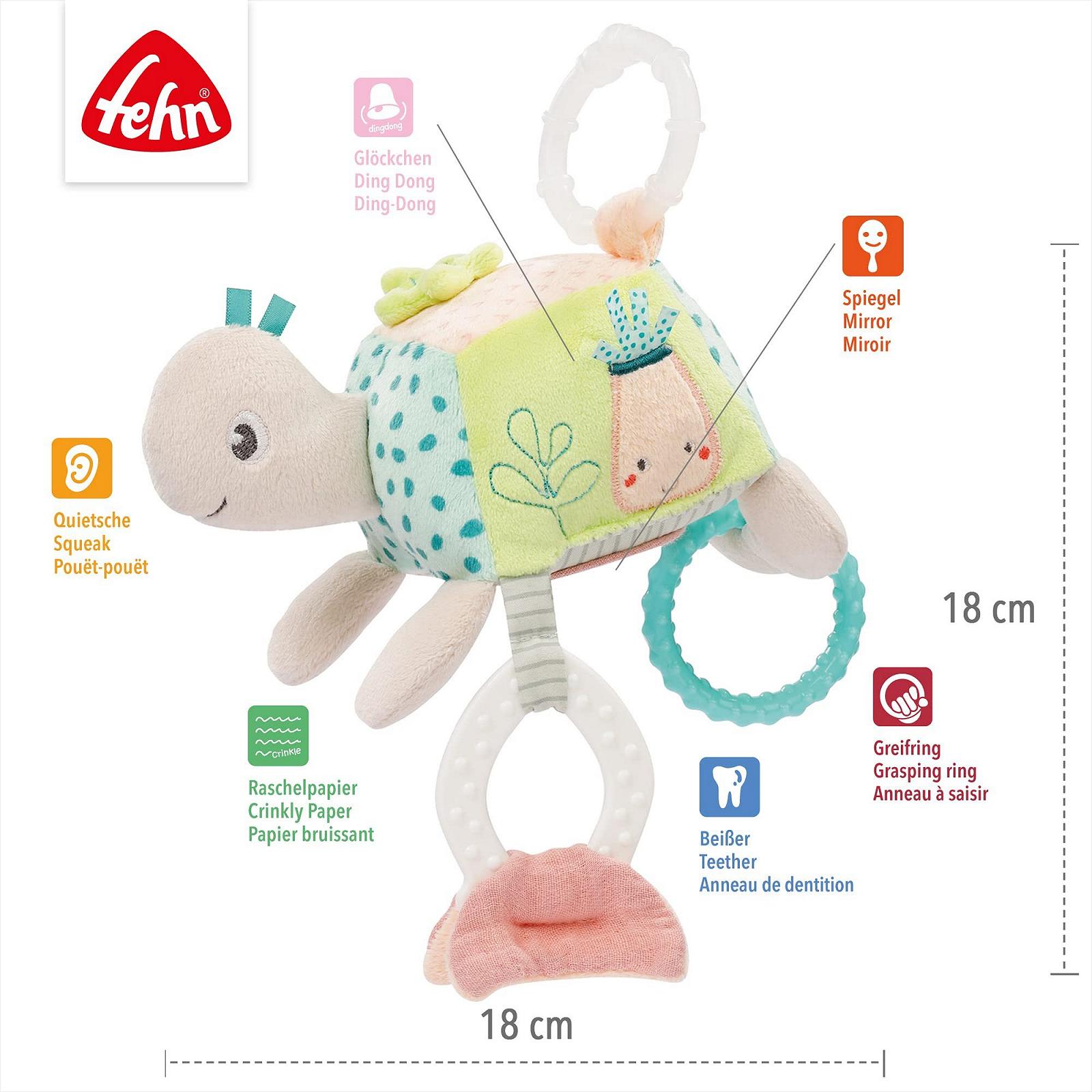 Игрушка Fehn Черепаха 18 см, фото №4 Игрушка Fehn Черепаха 18 см, фото №4