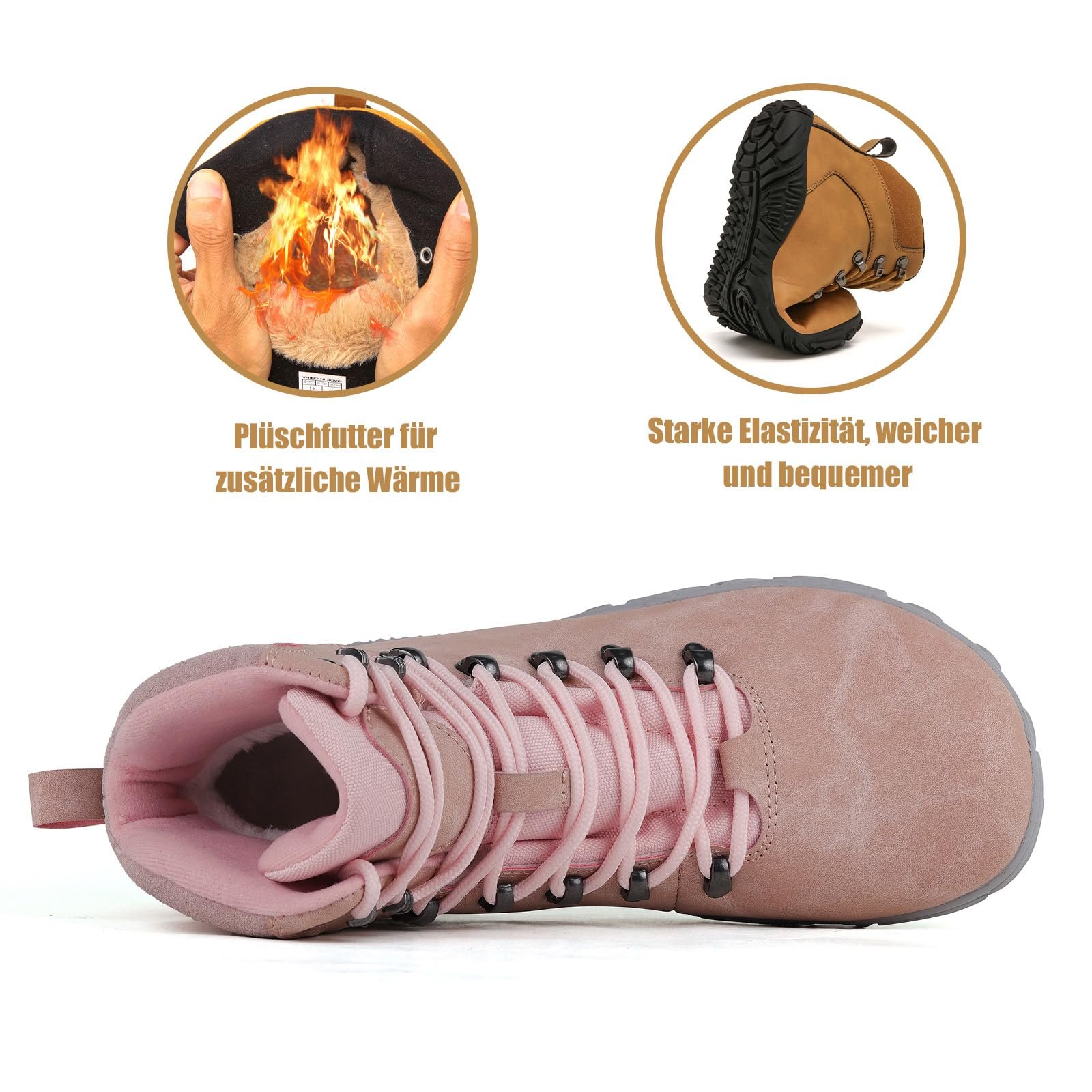 Ботинки Deedlite Max Barefoot Водонепроницаемые Зимние Черный, фото №4
