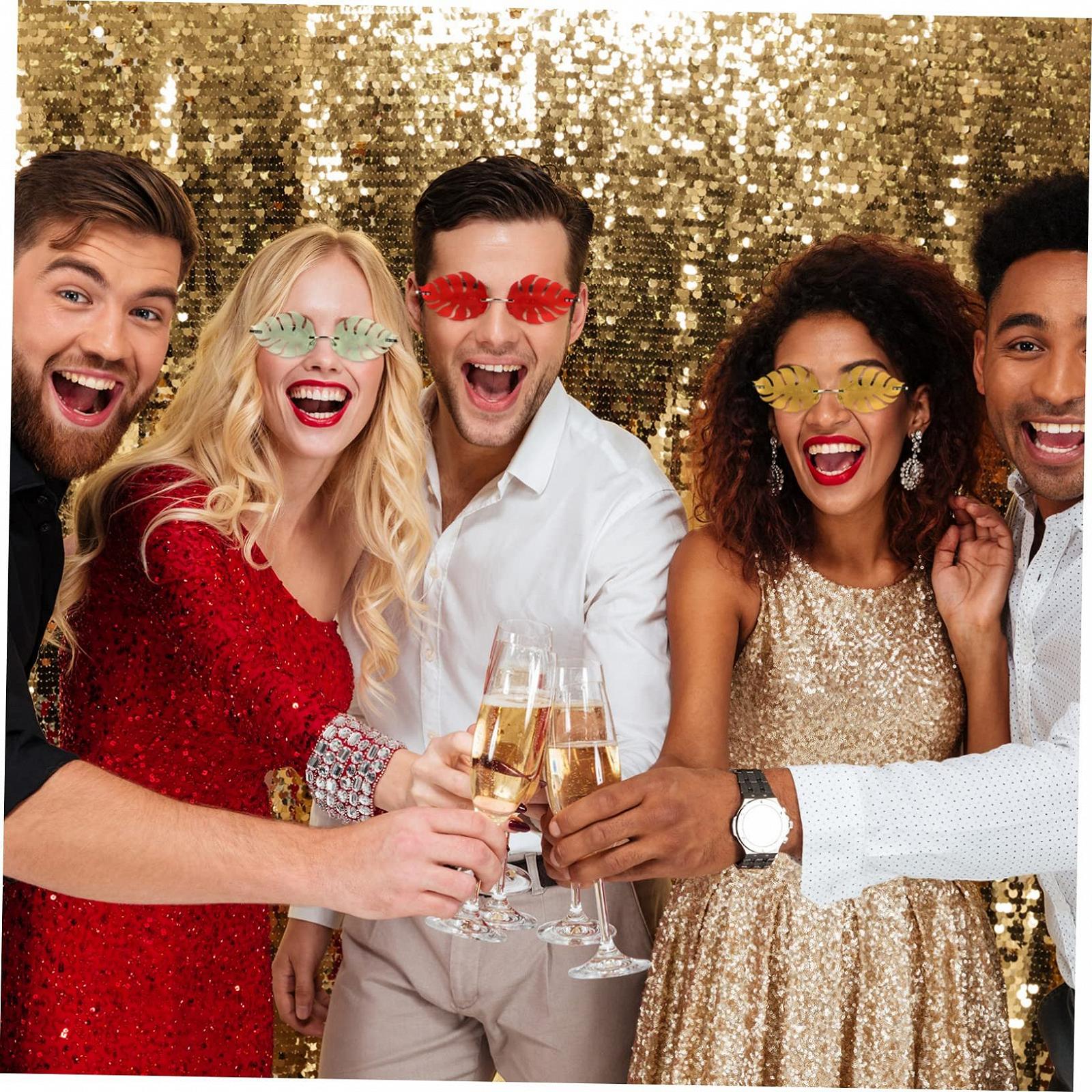 Оправа для окулярів PACKOVE 3 шт. у формі листка, жовті, фото №4