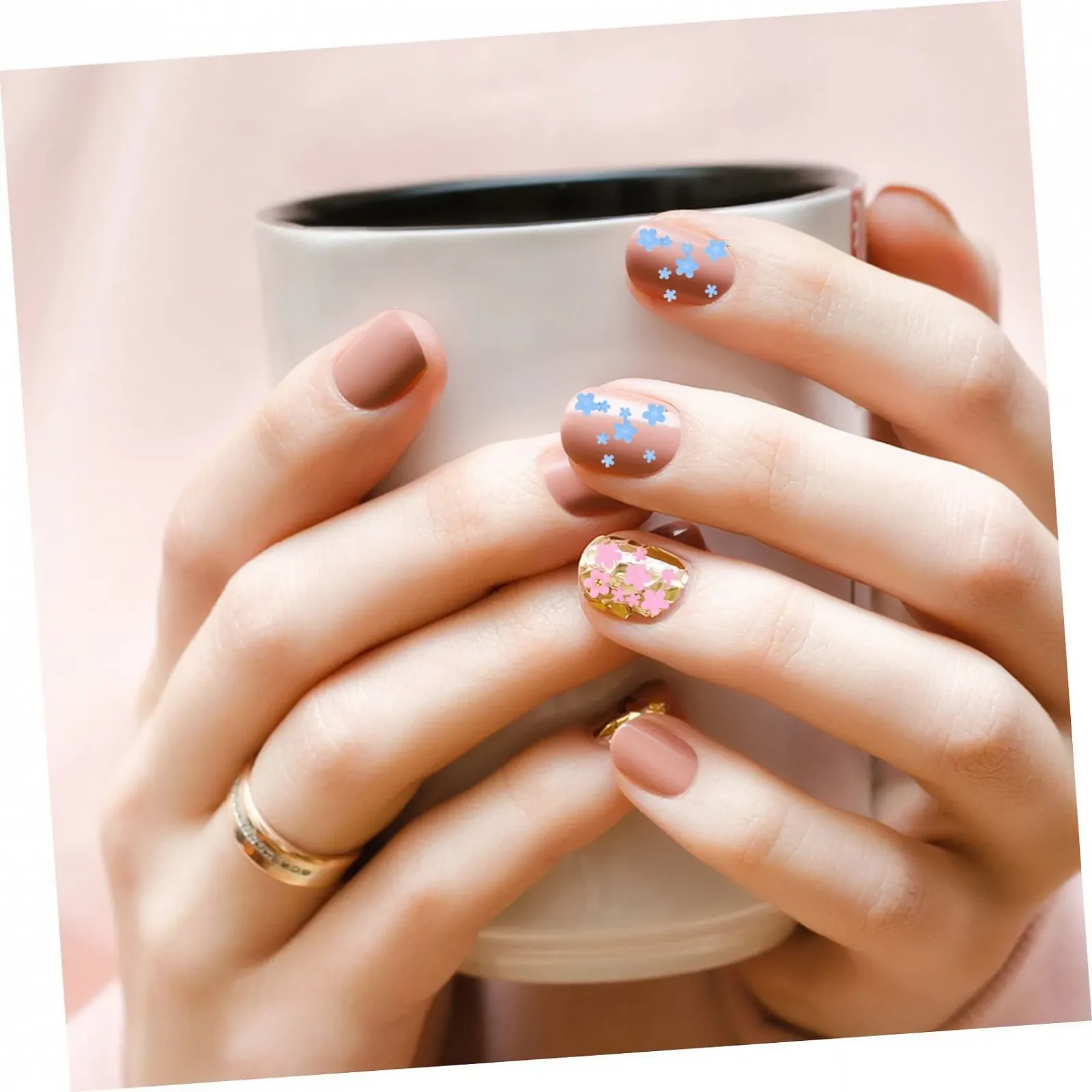 Подвески для ногтей Цветы 3D, 5 шт. Аксессуары для маникюра, фото №5