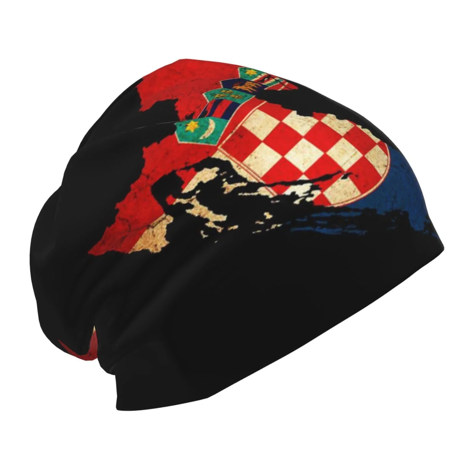 Шапка LOUJIN Croatia Map Outline Flag Slouchy для мальчиков, фото №3