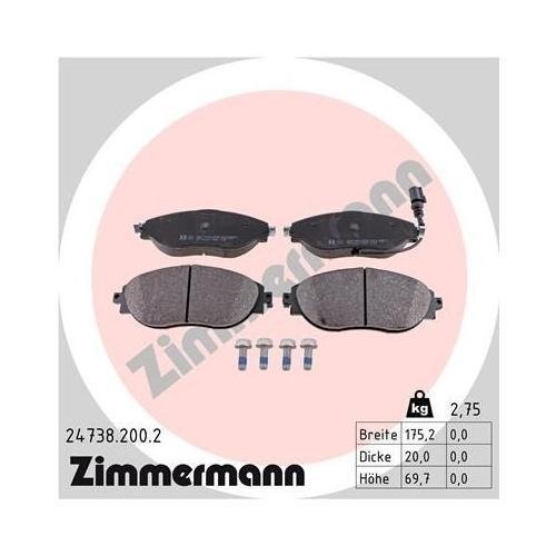 Гальмівний диск ZIMMERMANN COAT Z 600.3243.20 для VAG передня вісь, фото №4
