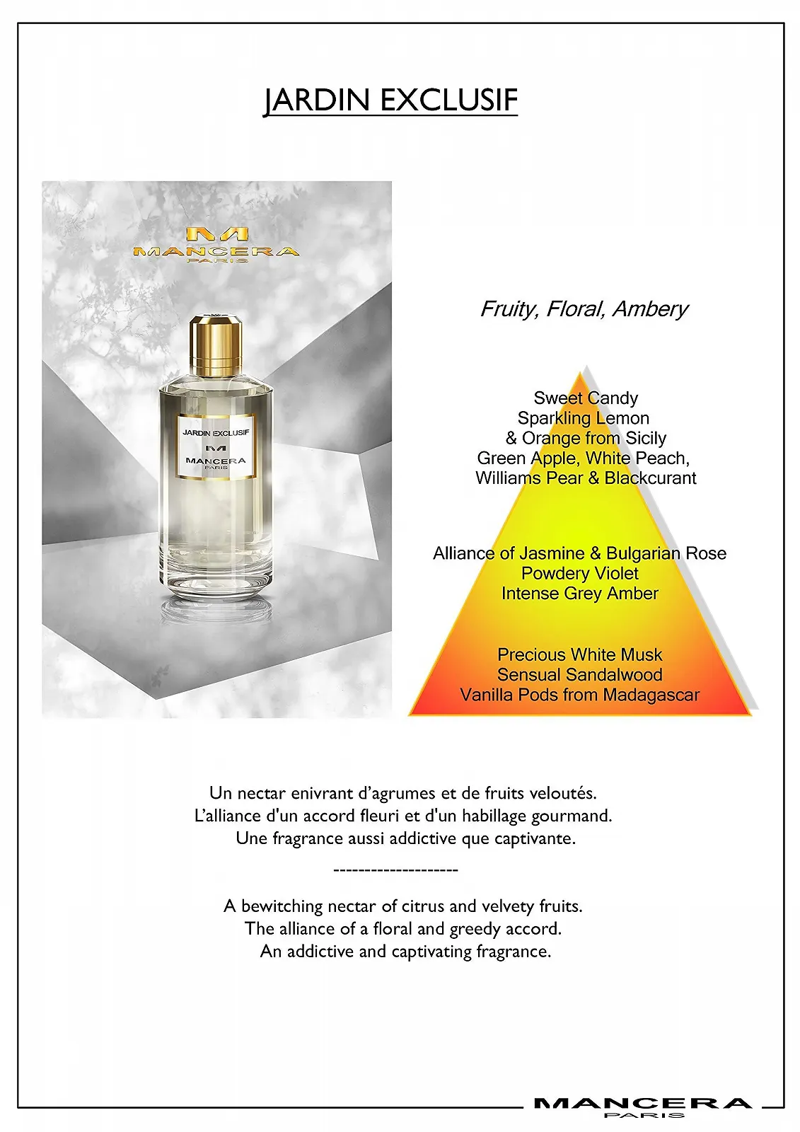 Парфумована вода MANCERA Спрей 60 мл, фото №2