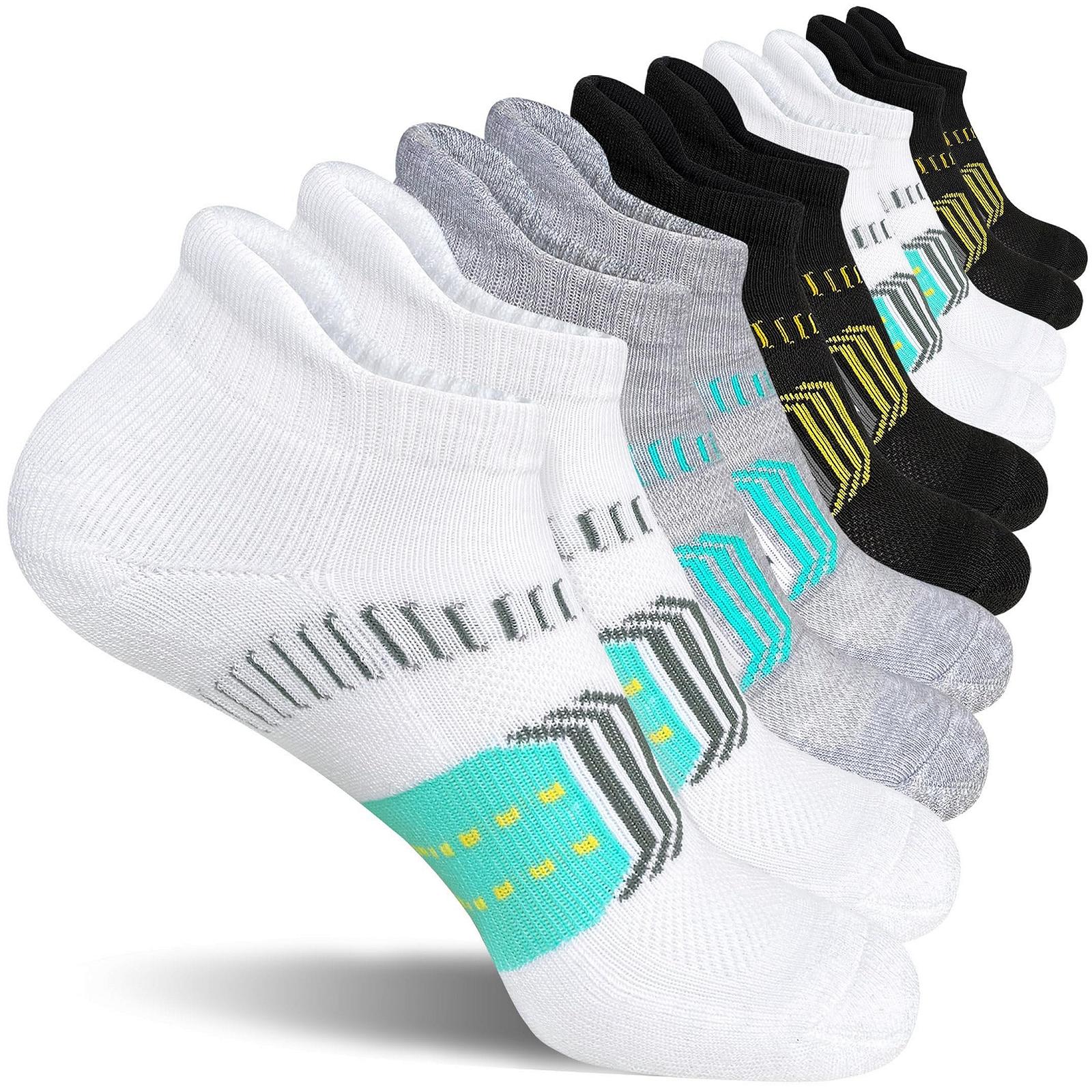 Жіночі шкарпетки Trainer Short Sports Socks з петлею на п'яті, 5 пар, 35-38/39-42, фото №1