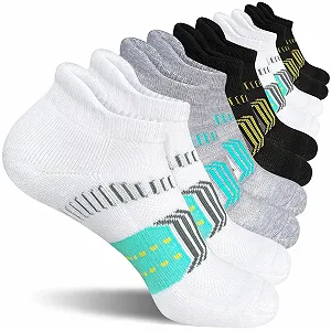 Жіночі шкарпетки Trainer Short Sports Socks з петлею на п'яті, 5 пар, 35-38/39-42 - Фото 1