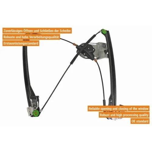 Склопідйомник VAICO V10-6128 для SEAT SKODA VW VAG, фото №2