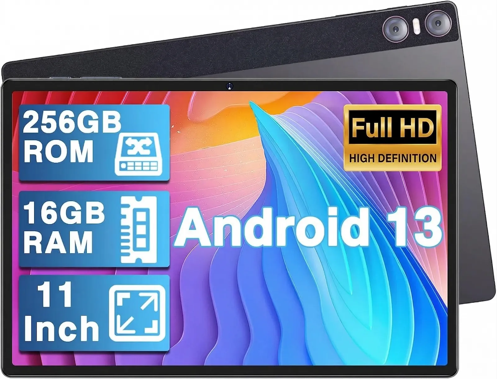 Планшет 11" Full HD YESTEL T15 8+8/256GB 8 ядер Android 13 8600mAh Grey, фото №1
