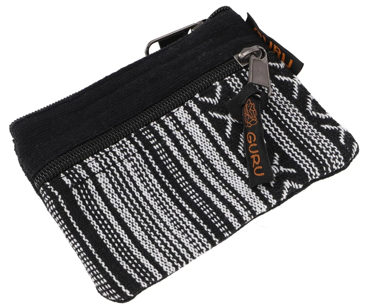 Гаманець GURU SHOP Ethno 10 x 11 x 1 см чорний/білий, фото №1 Гаманець GURU SHOP Ethno 10 x 11 x 1 см чорний/білий, фото №1