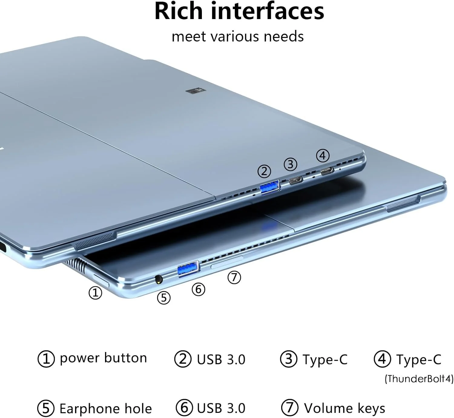 Ультрабук 13" KUU LeBook IV Intel Core i7-1265U RAM 16GB SSD 1TB Windows 11 Алюмінієвий корпус (UKR), фото №5