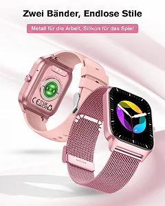 Смартчасы KALINCO с измерением давления, Bluetooth телефонией synthetic.ua - Фото 1