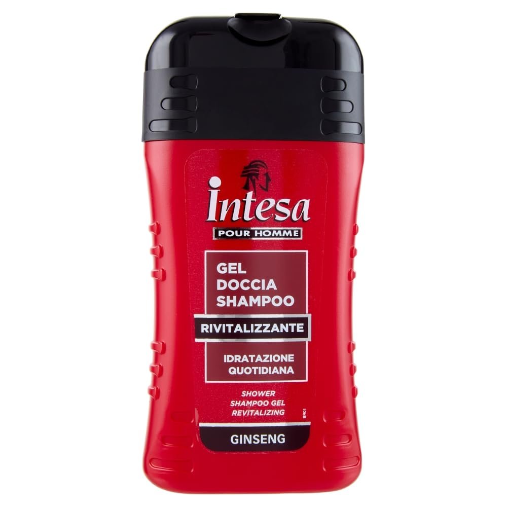 Гель-шампунь для душу Intesa Pour Homme Ginseng Daily Moisturising 250 мл, фото №1