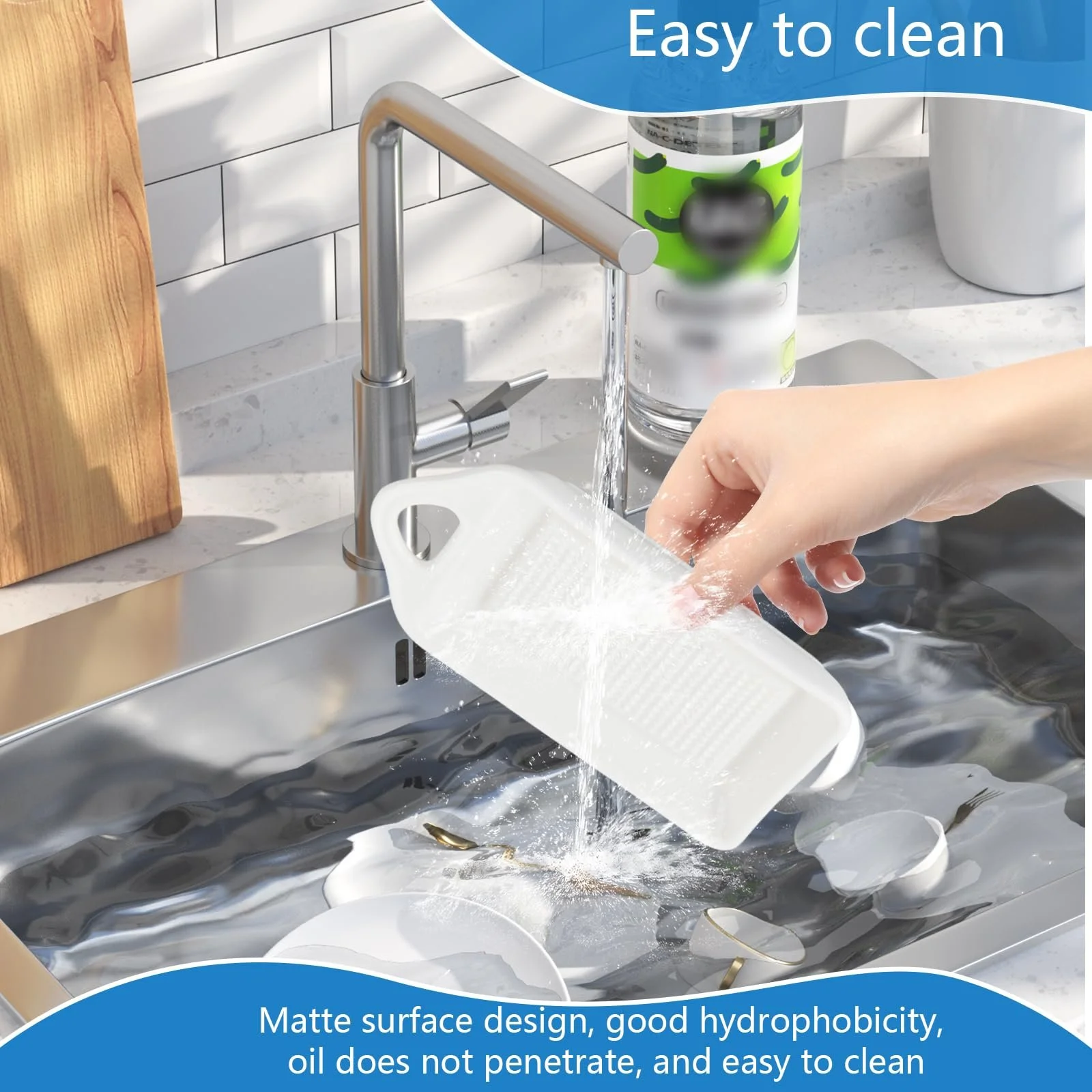 Терка керамічна, ручної роботи, керамічна для часнику та імбиру, маленька порцелянова, фото №4