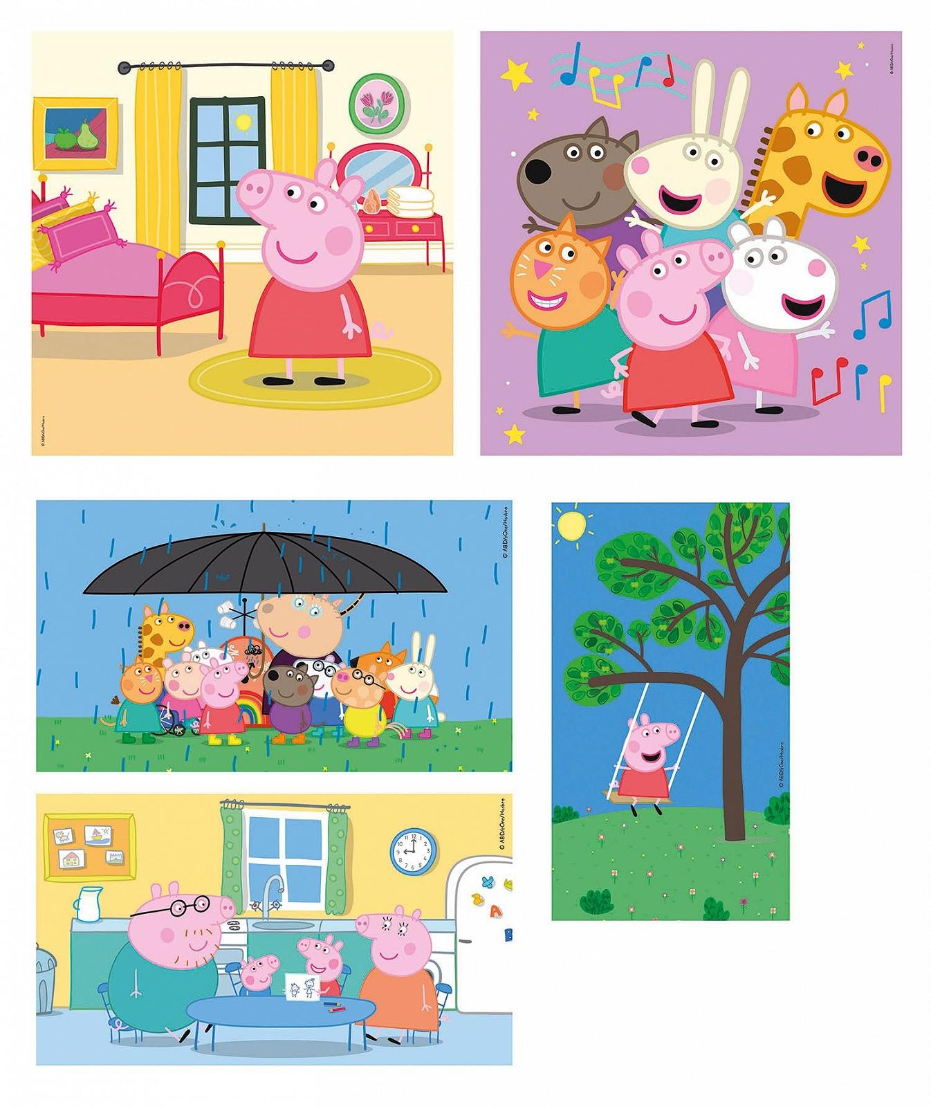 Пазл Clementoni Supercolor 20271 10 In 1 Peppa Pig (3x18, 4x30, 2x48 и 1x60 деталей) для детей от 4 лет, фото №5 Пазл Clementoni Supercolor 20271 10 In 1 Peppa Pig (3x18, 4x30, 2x48 и 1x60 деталей) для детей от 4 лет, фото №5