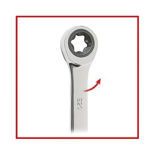 Ключ накидной двухсторонний трещоточный KS TOOLS 503.4351, фото №3