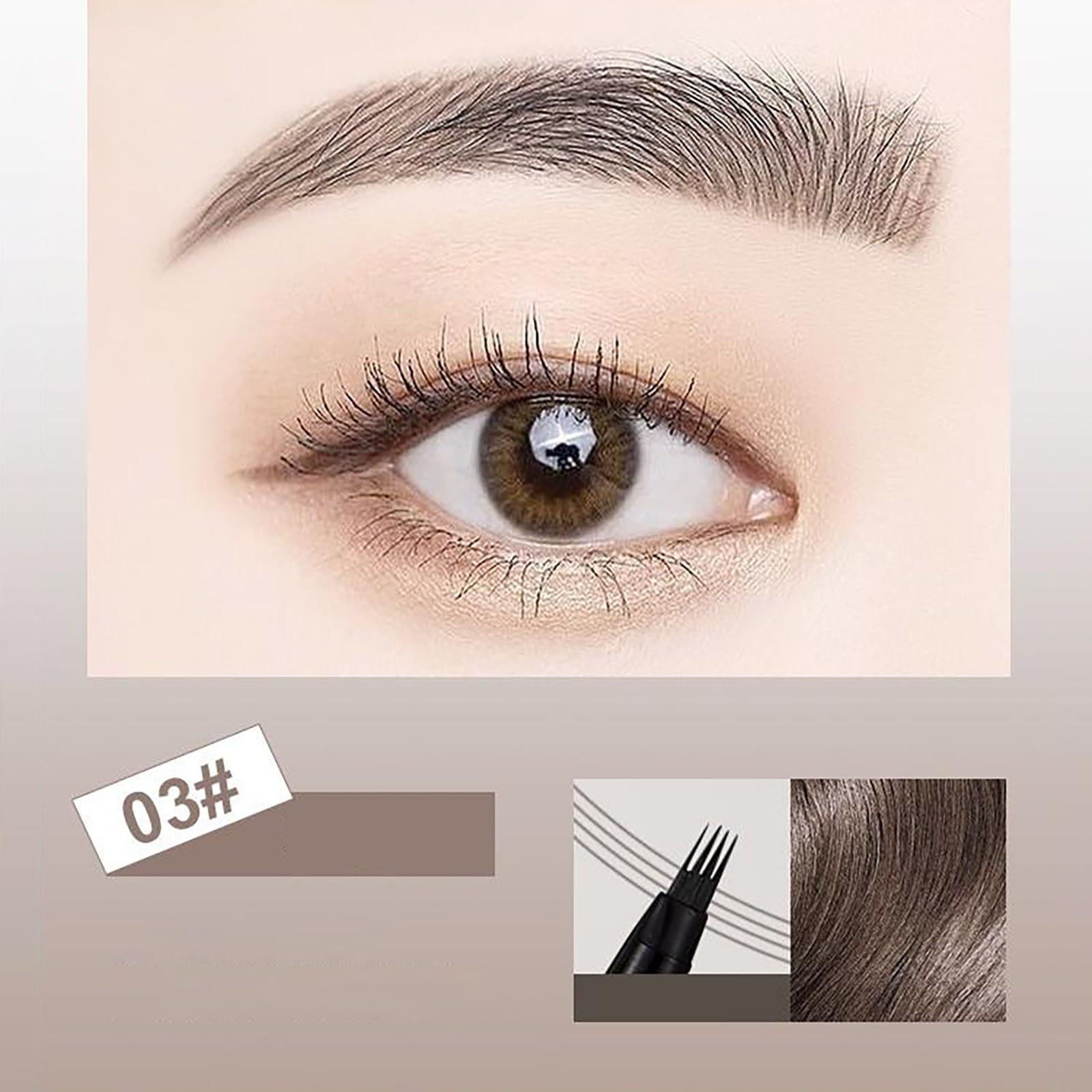 Карандаш для бровей Love Perfect Seconds Eyebrow Pencil Four Pointed, 2 мл, 13.5x1.5 см, фото №5