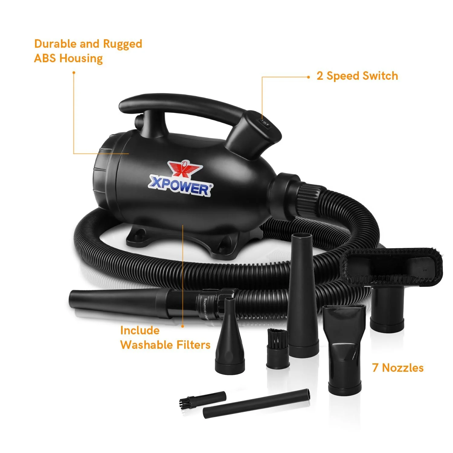 Електричний повітродувка  XPower A-6 High Performance Motor Eco-Friendly, фото №1