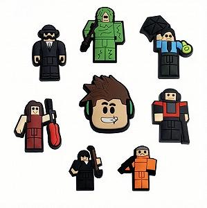 Джибитсы Майнкрафт Minecraft игра 8 шт аксессуары Крокс украшение - Фото 1