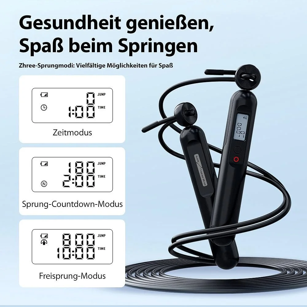 Скакалка PEARL Sports Smart 2-в-1 Bluetooth APP Дисплей Лічильник, фото №3