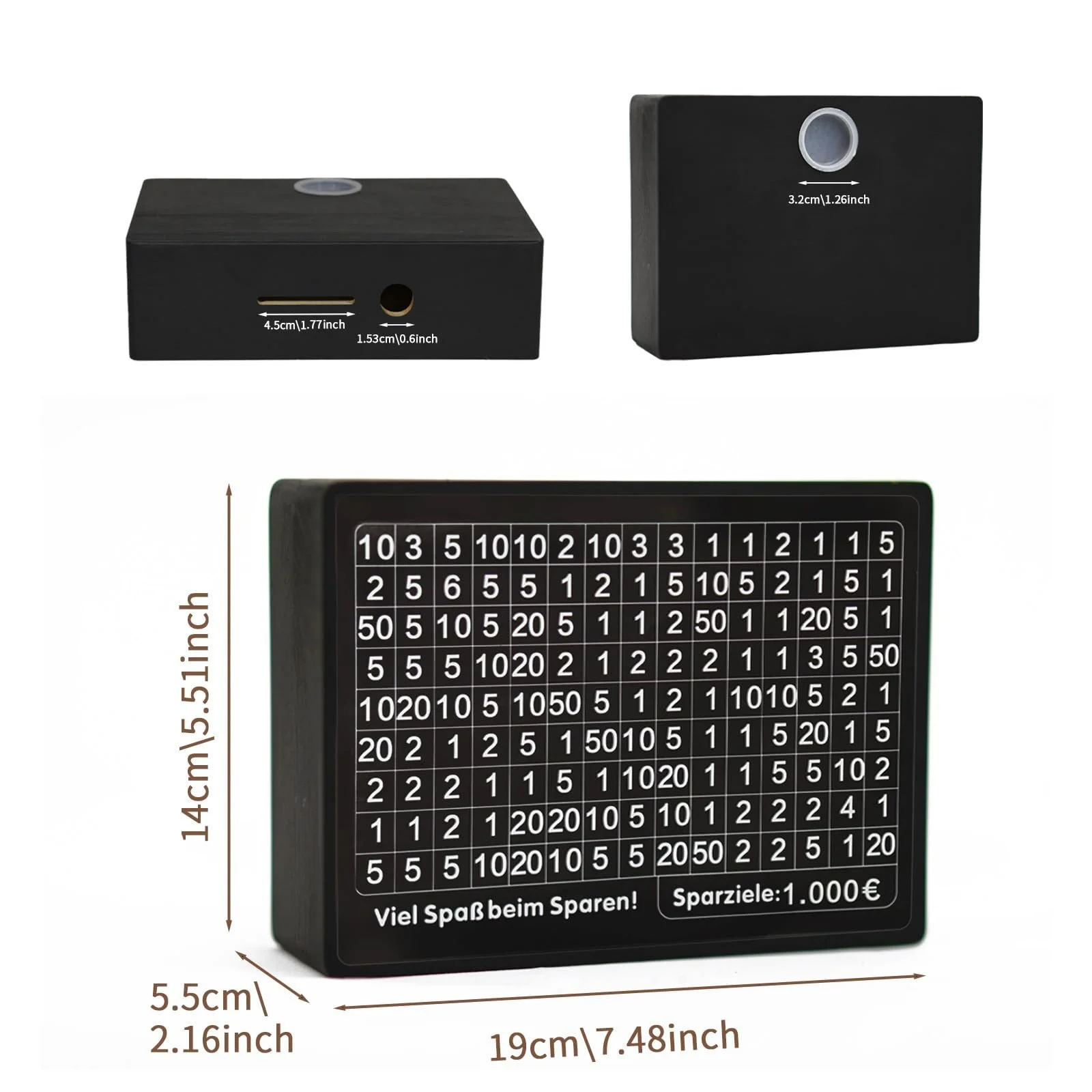 Скарбничка Дерев'яна З лічильником Багаторазова, фото №4