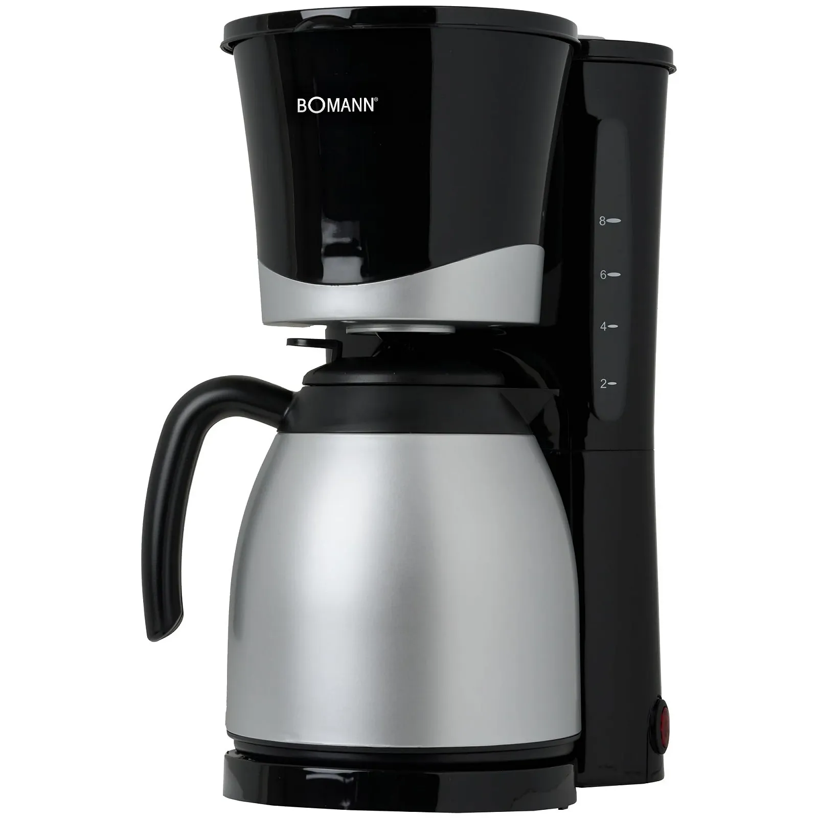 Капельная кофеварка Bomann KA 168 с термокувшином 1 л Черная, фото №8