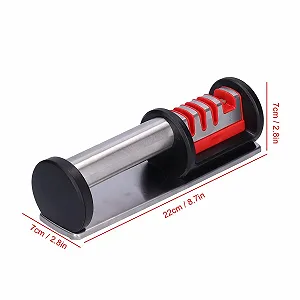 Точилка для ножей esmen 4-уровневая для кухонных ножей и ножниц synthetic.ua - Фото 1