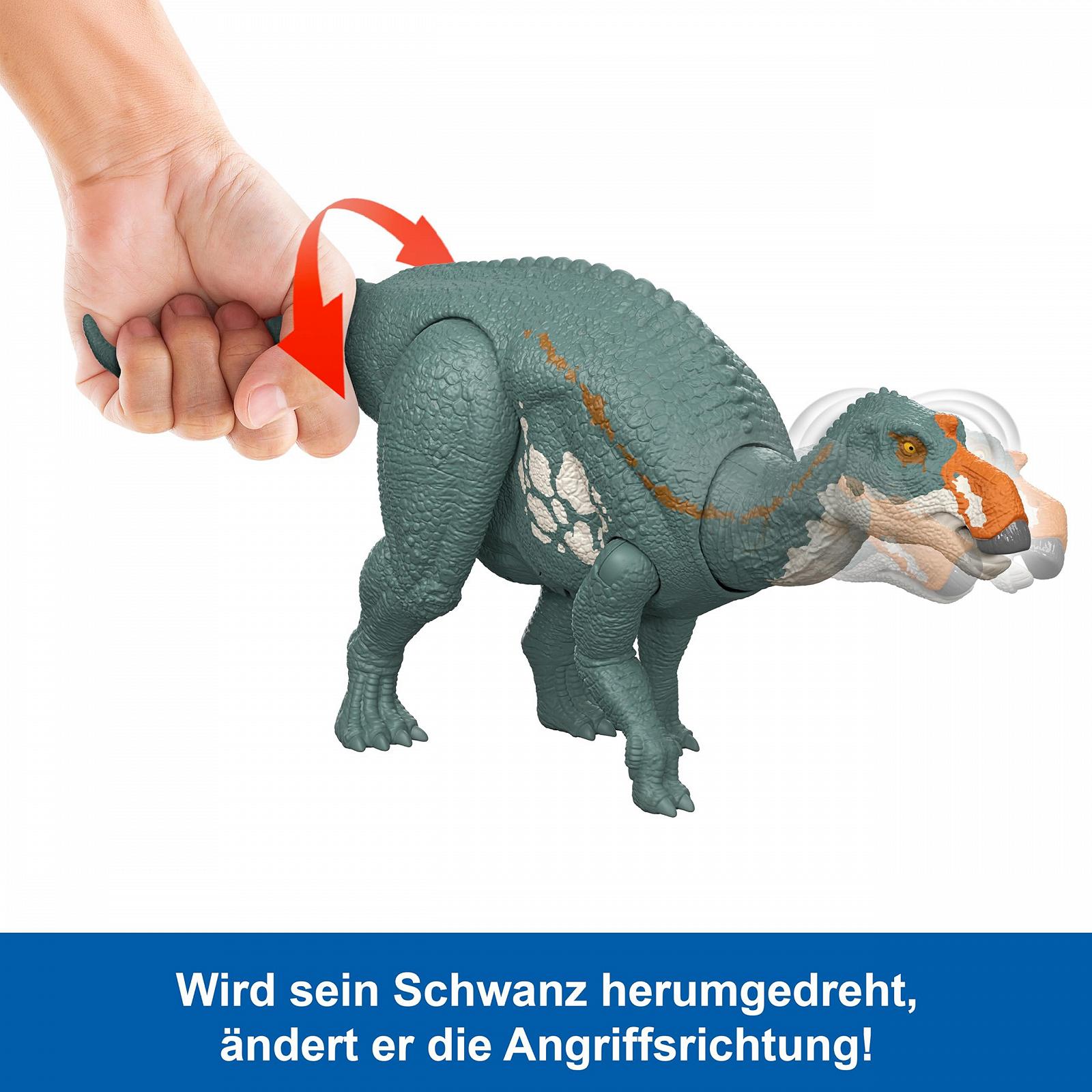 Фігурка Mattel Jurassic World Maiasaura Wild Roar Атака та рик JGC82, фото №6
