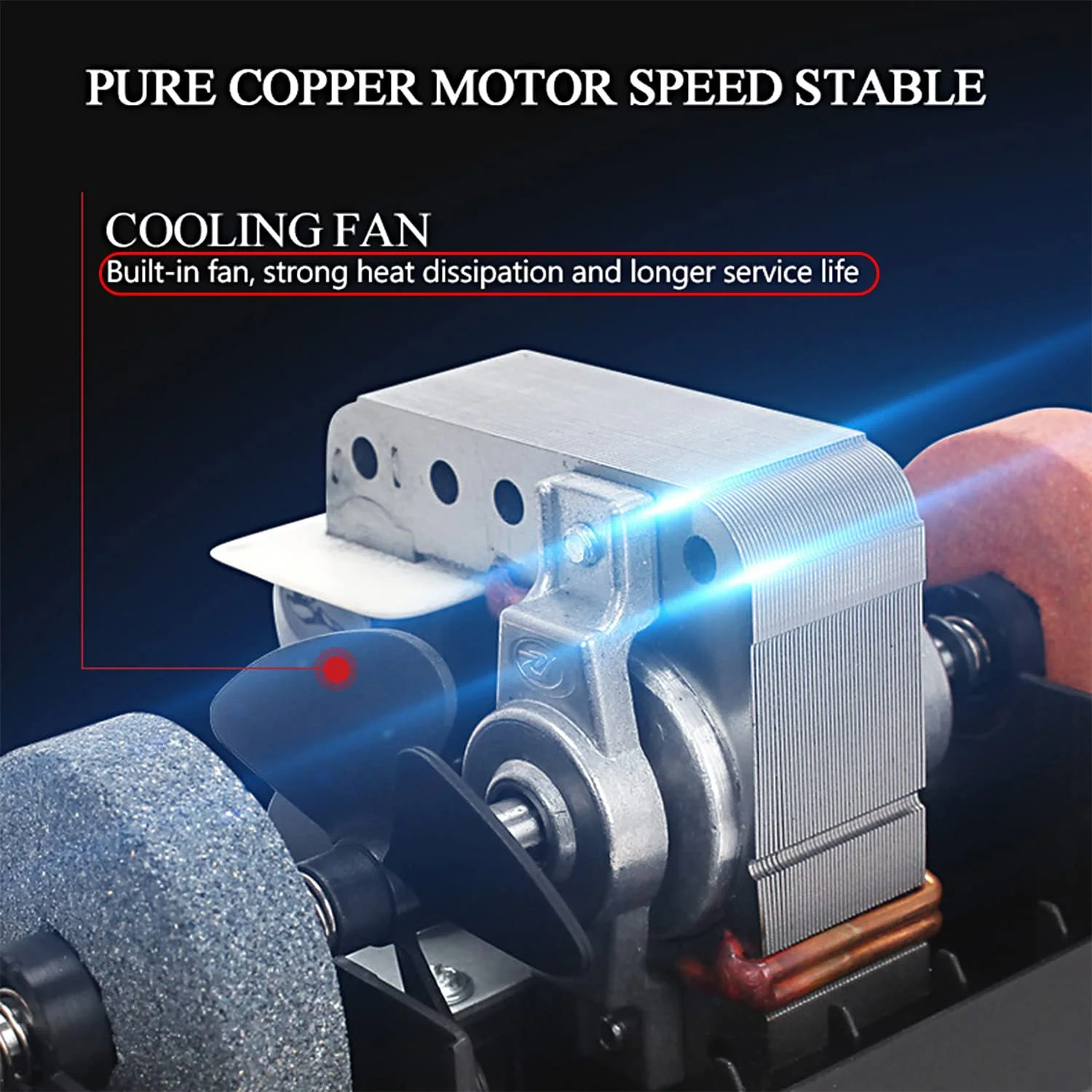 Электрическая точилка для ножей Professional Multifunctional Automatic 15 градусов для прямых и серрейторных ножей и ножниц, фото №4