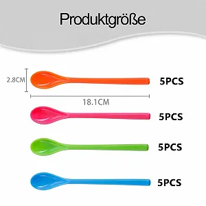 Довгі ложки, 20 шт, Різні кольори synthetic.ua - Фото 1