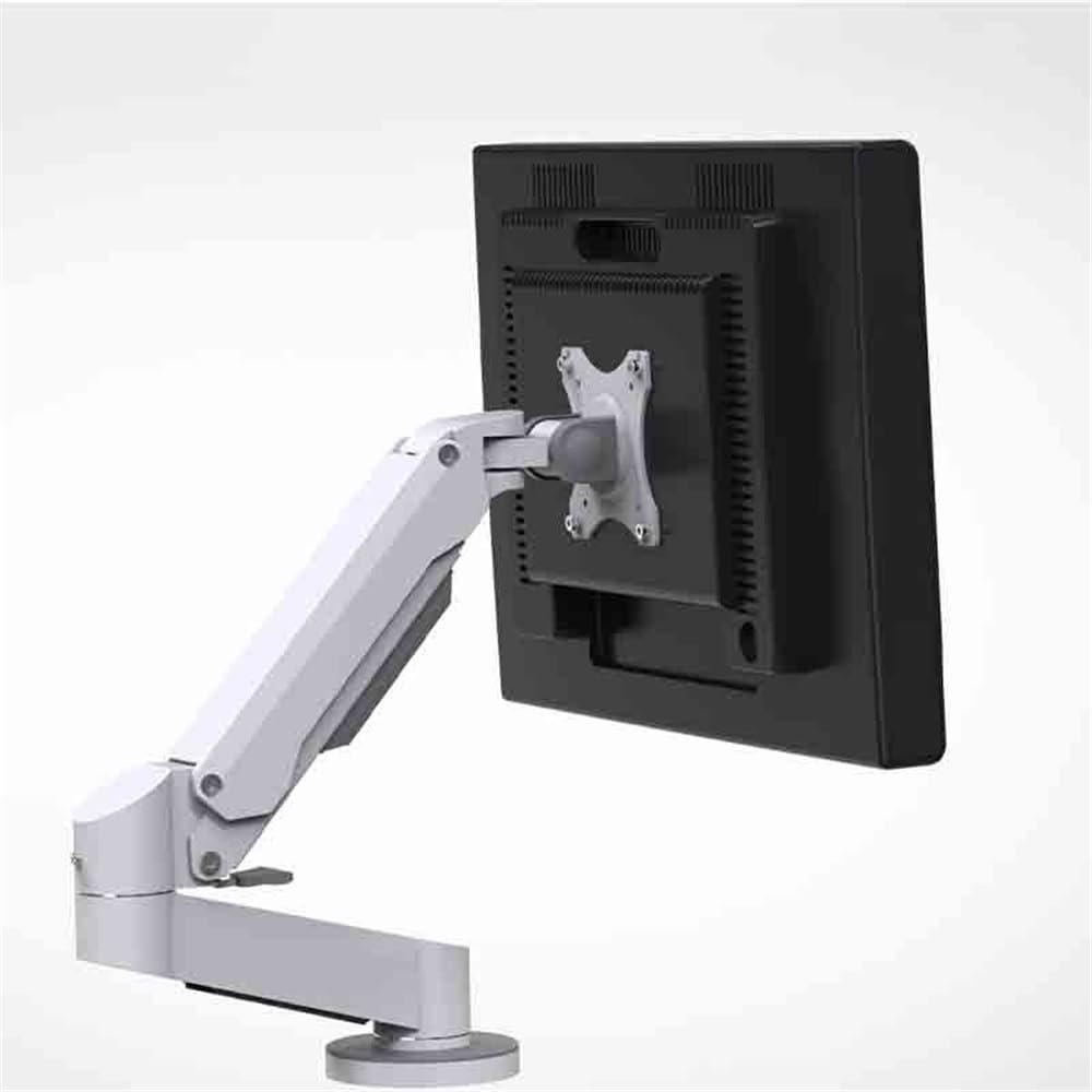 Підставка для монітора Настільна з одним кронштейном для екранів 15-32 дюйми Срібляста, фото №4