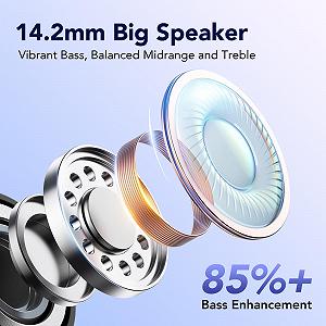 Наушники FAMOO Bluetooth Беспроводные 5.3 Вкладыши 4 ENC Шумоподавление Микро Беспроводные synthetic.ua - Фото 1
