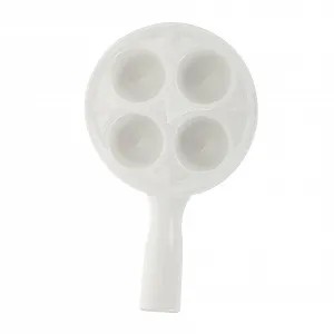 Деко для запікання равликів Керамічне Термостійке з отворами Біле - Фото 1