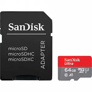 Карта памяти SanDisk 64GB microSD class 10 UHS-I Ultra (SDSQUAB-064G-GN6MA) - Фото 1