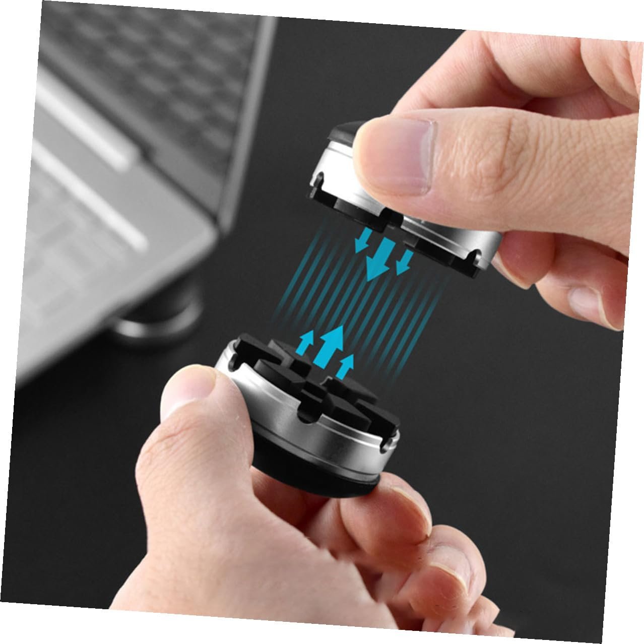 Подставка для ноутбука портативная Упаковка из 2 штук Прочный материал Эргономичный дизайн для охлаждения, фото №4 Подставка для ноутбука портативная Упаковка из 2 штук Прочный материал Эргономичный дизайн для охлаждения, фото №4