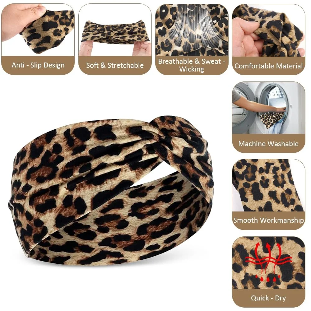 Набір пов'язок на голову 6 штук, фото №3