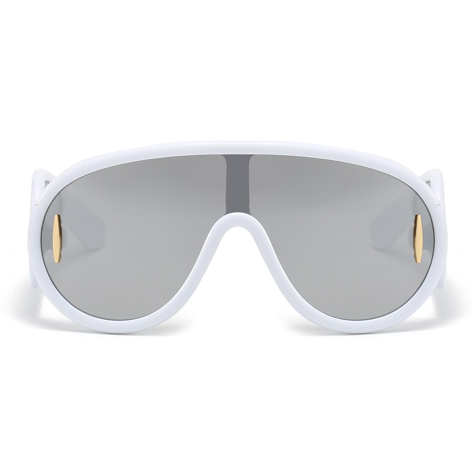 Сонцезахисні окуляри y2k LJCZKA Модні окуляри для жінок і чоловіків, великого розміру, у стилі маски, з захистом від ультрафіолету, фото №3 Сонцезахисні окуляри y2k LJCZKA Модні окуляри для жінок і чоловіків, великого розміру, у стилі маски, з захистом від ультрафіолету, фото №3