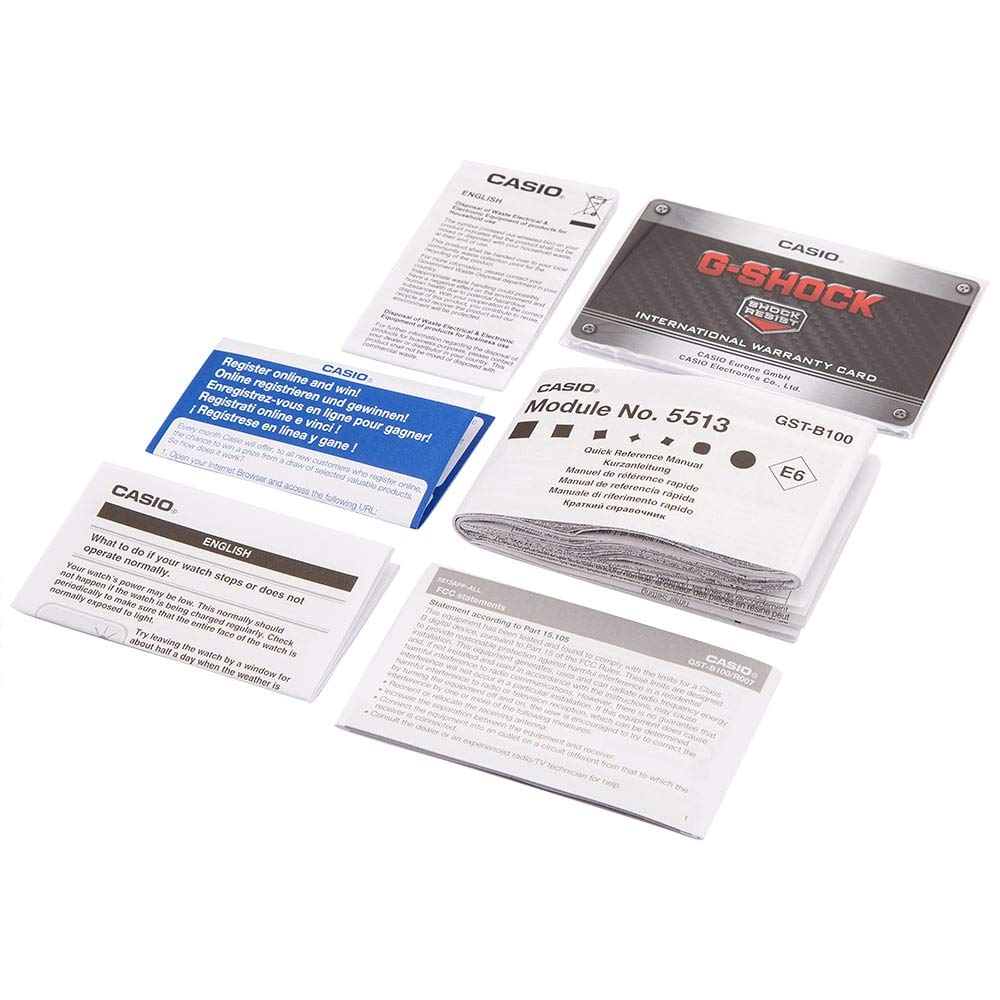 Годинник Casio G-Shock GD-400-1B2ER Black Strap Bracelet, фото №5